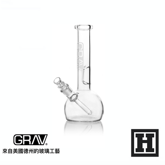GRAV LABS 8吋 Round 圓底燒杯 玻璃藝術品 (BONG)