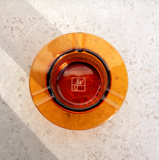 Jane West Twenties Ashtray 焦糖琥珀 玻璃煙灰缸