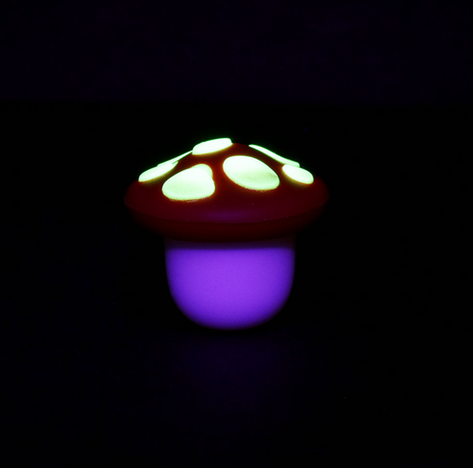Dark Mushroom 夜光蘑菇 矽膠儲存罐