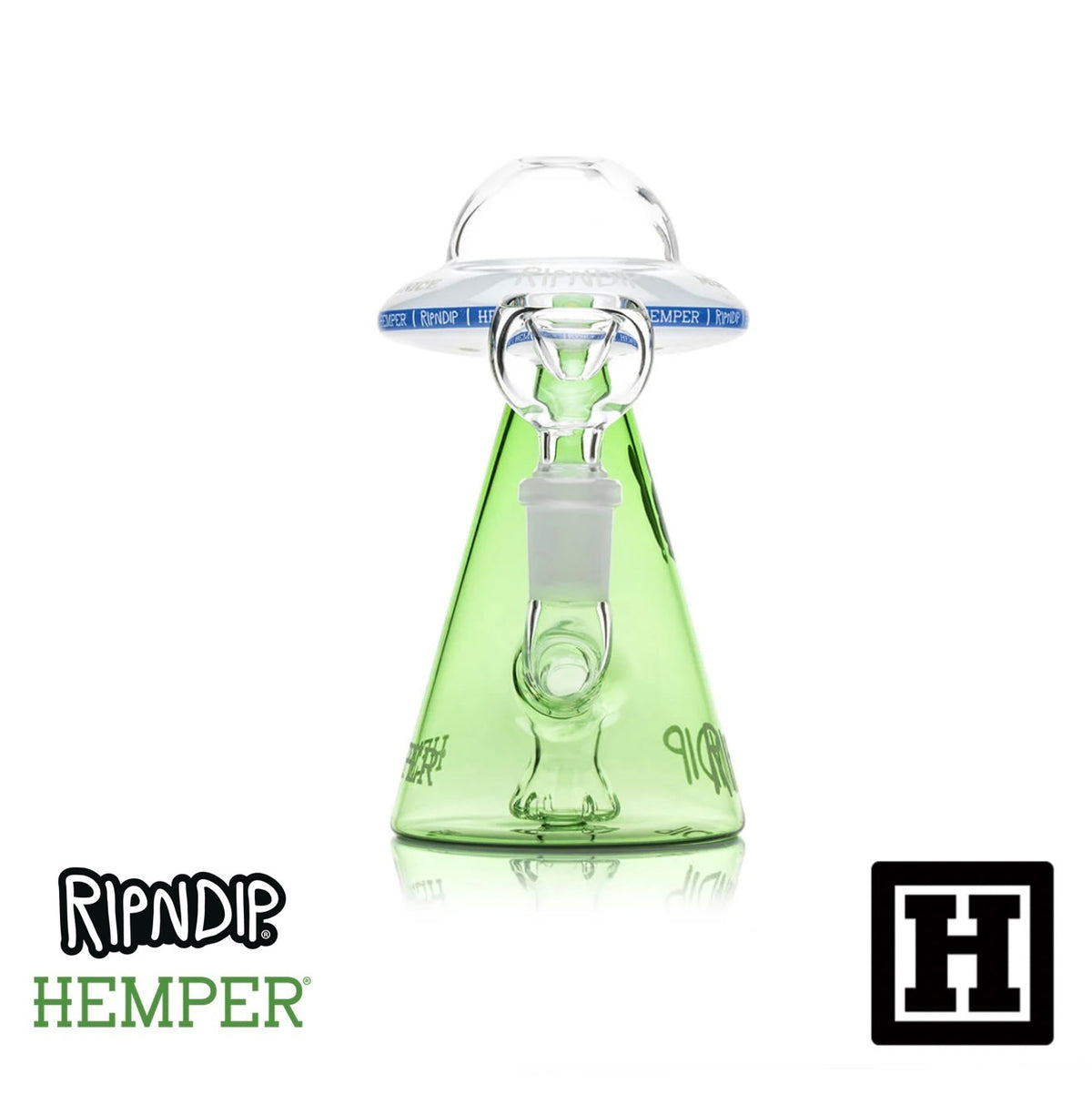 HEMPER x RIPNDIP Lord Nermal UFO 幽浮燒杯 玻璃藝術品