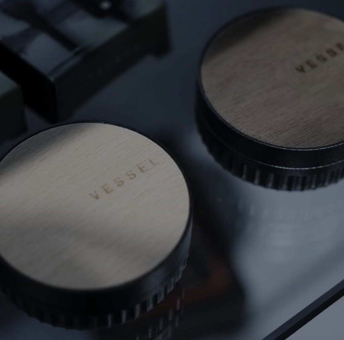 VESSEL Mill Grinder 三片式 研磨器 「胡桃木 Walnut」