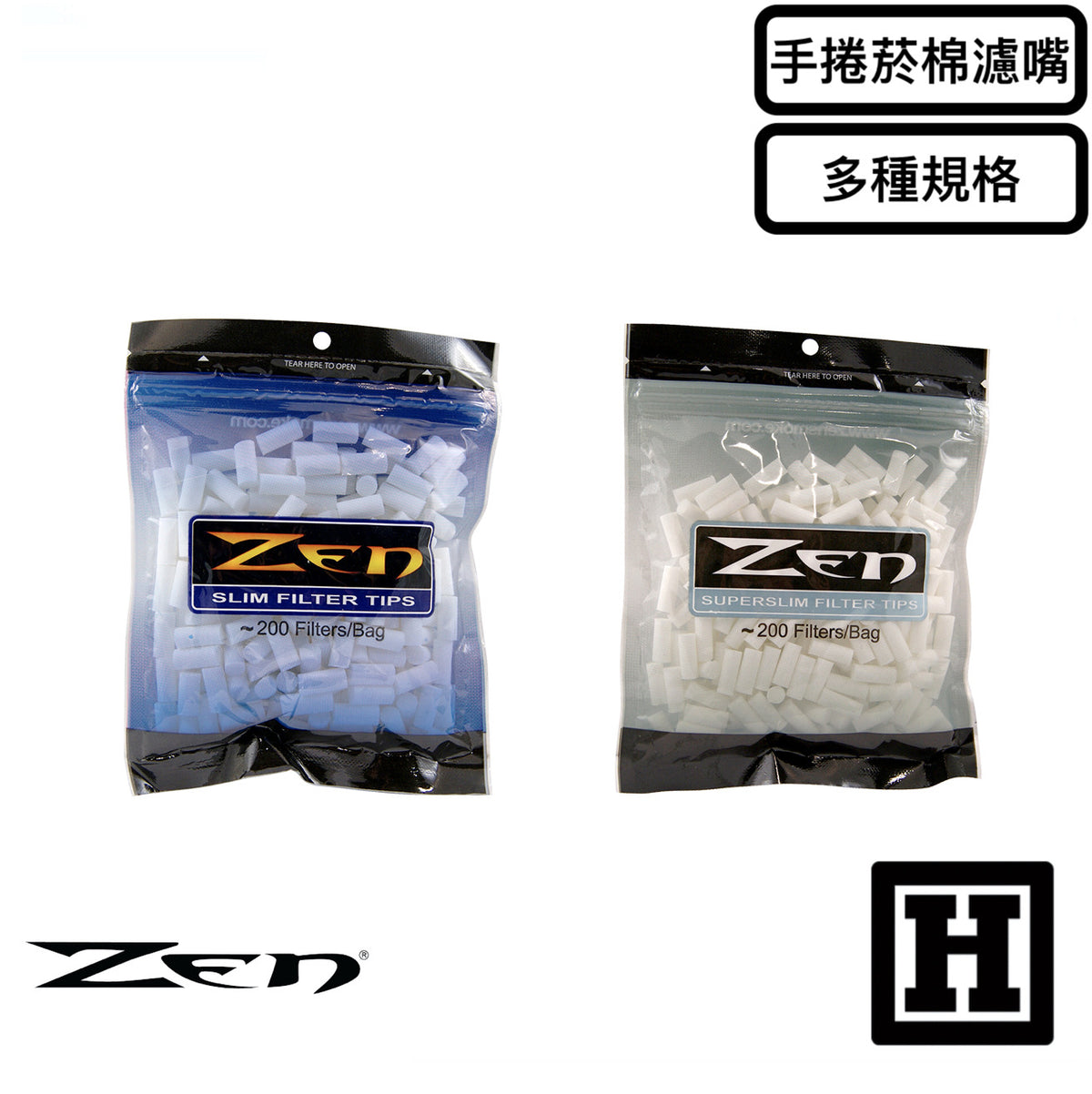 Zen Filter Tips 手捲菸 棉濾嘴