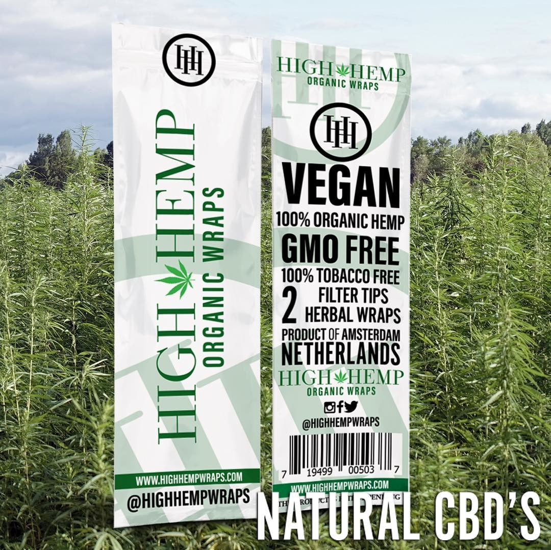 High Hemp Wraps 頂級漢麻 雪茄紙 2入