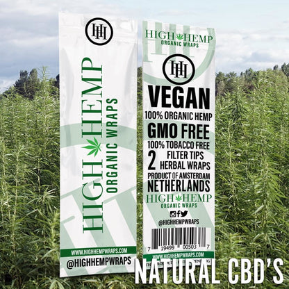 High Hemp Wraps 頂級漢麻 雪茄紙 2入