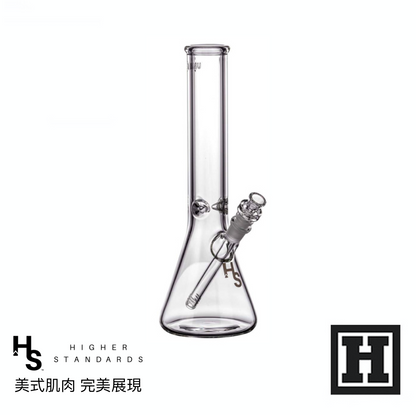Higher Standards 14" 經典燒杯 玻璃藝術品