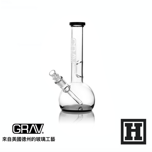 GRAV LABS 8吋 Round 圓底燒杯 玻璃藝術品 (BONG)