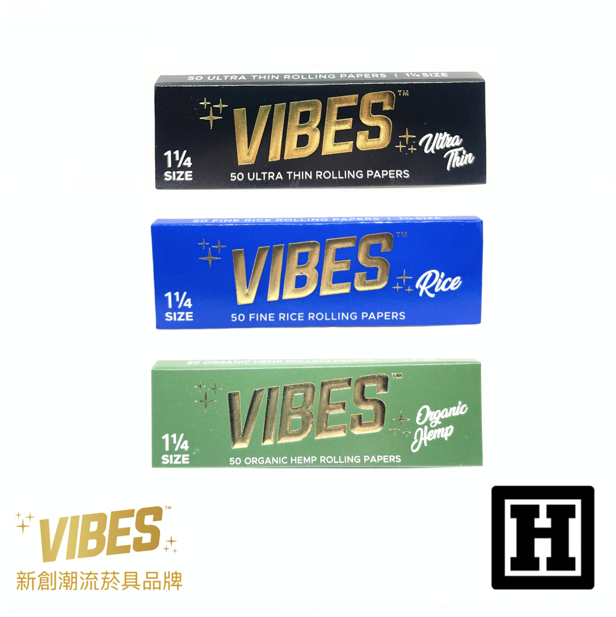 VIBES 捲菸紙 1 1/4 76mm
