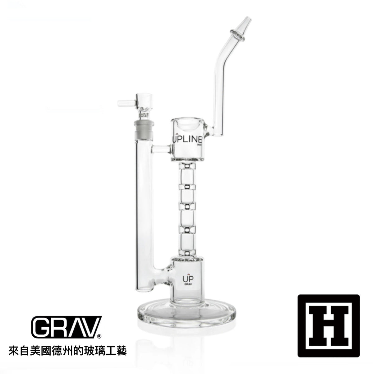 GRAV LABS 12" UPLINE 多層起泡 玻璃藝術品 (BONG)