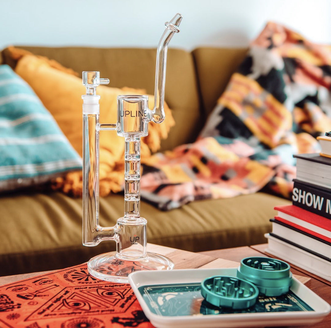 GRAV LABS 12" UPLINE 多層起泡 玻璃藝術品 (BONG)