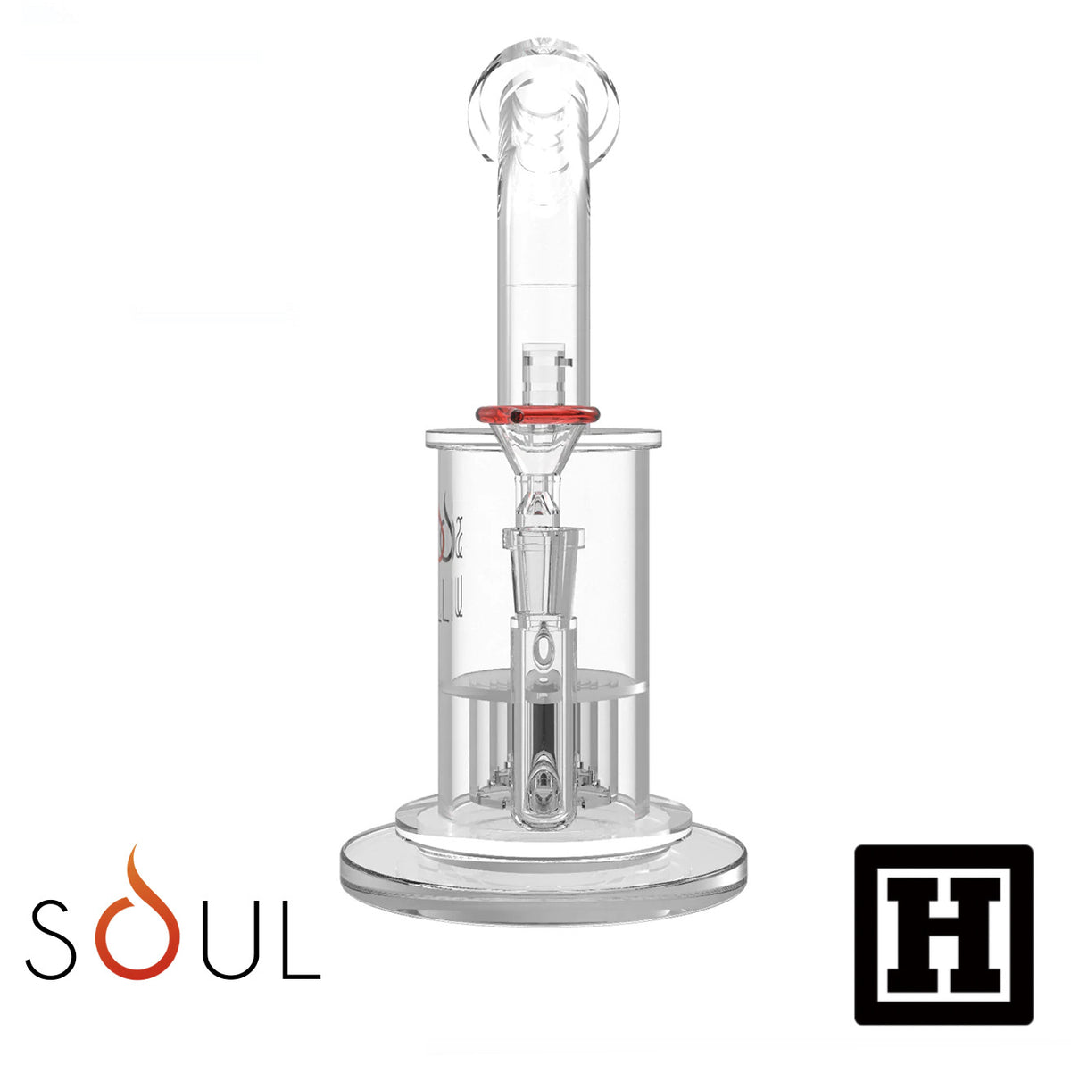 SOUL 10" 多層過濾 玻璃藝術品 (BONG)