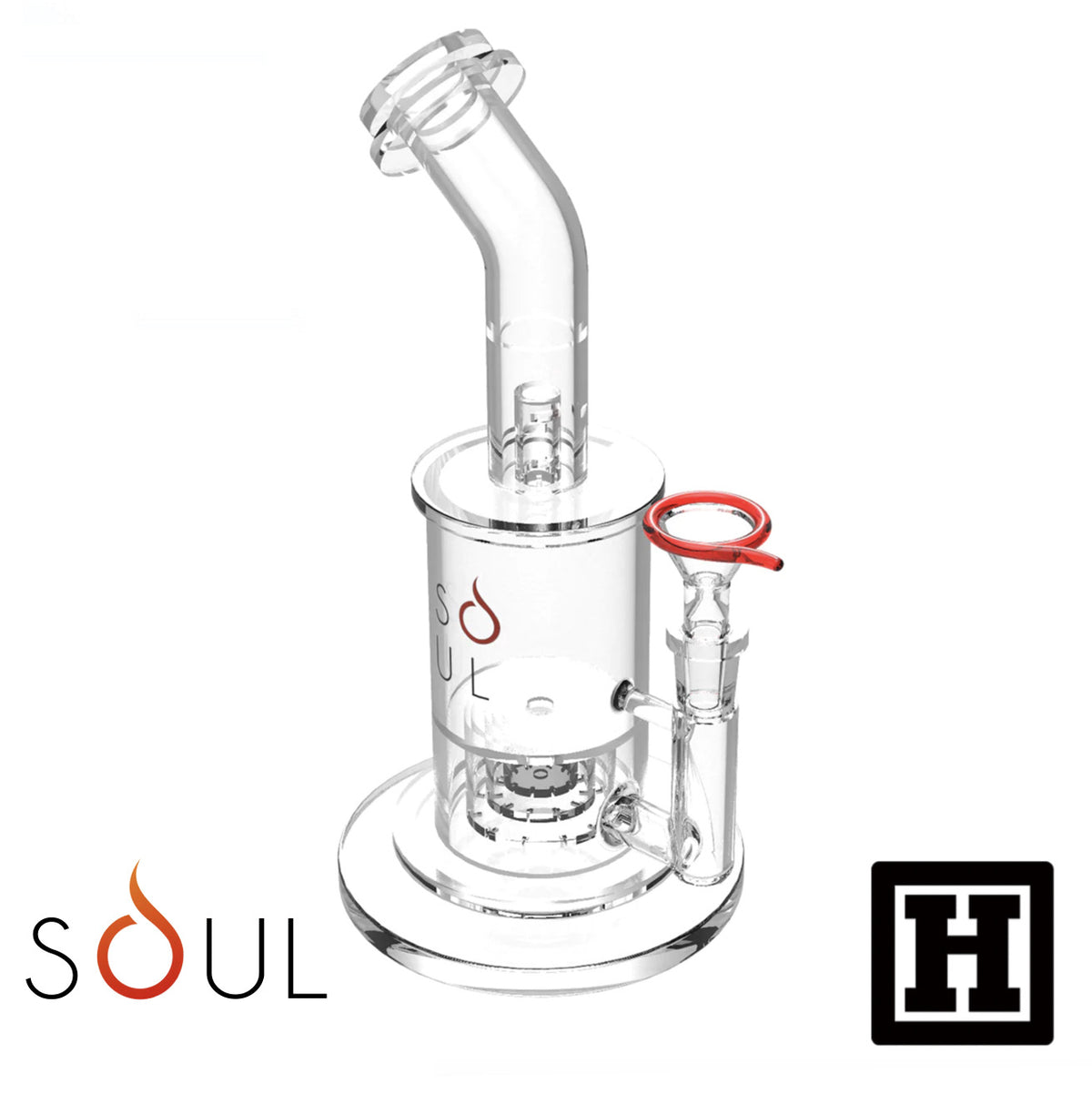 SOUL 10" 多層過濾 玻璃藝術品 (BONG)