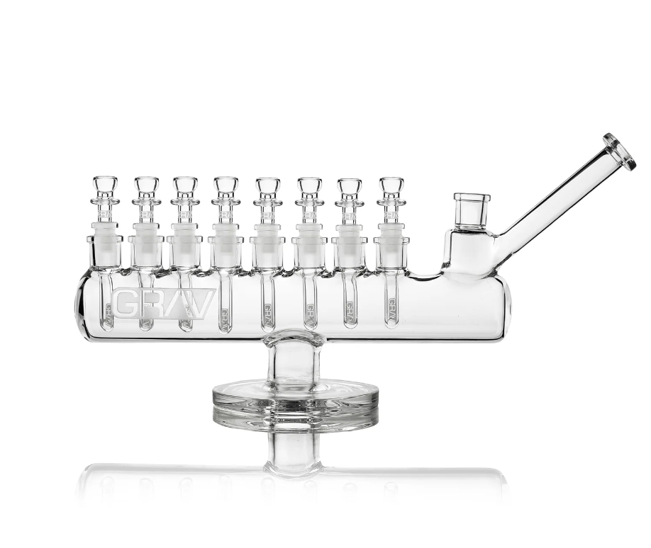 GRAV LABS Menorah 14吋 巨型燭台 玻璃藝術品