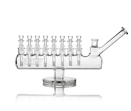 GRAV LABS Menorah 14吋 巨型燭台 玻璃藝術品