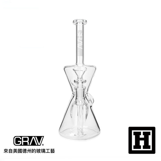 GRAV LABS 10" Hourglass 循環型 玻璃藝術品 (BONG)