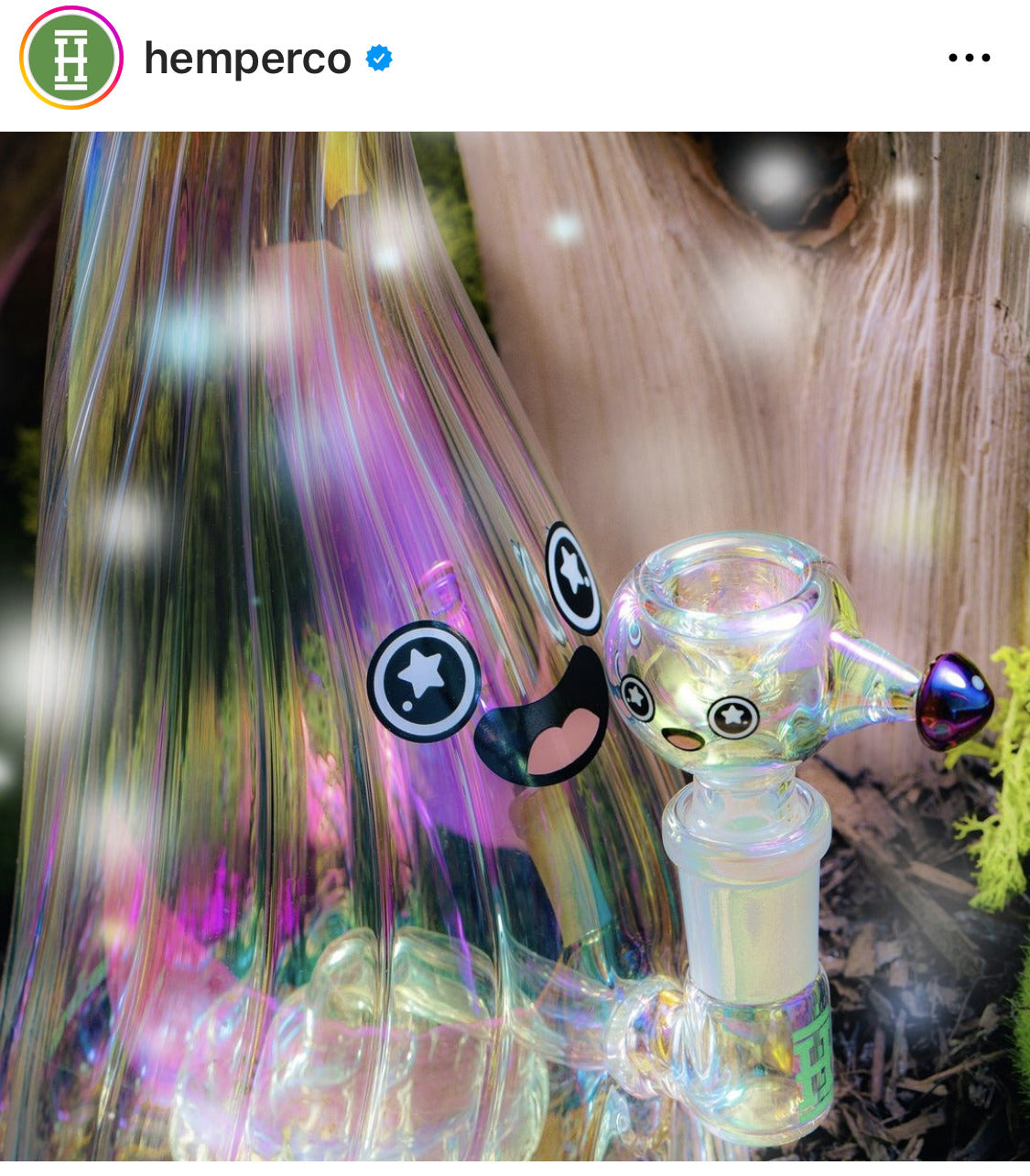 HEMPER 迷幻蘑菇 玻璃藝術品 (BONG)
