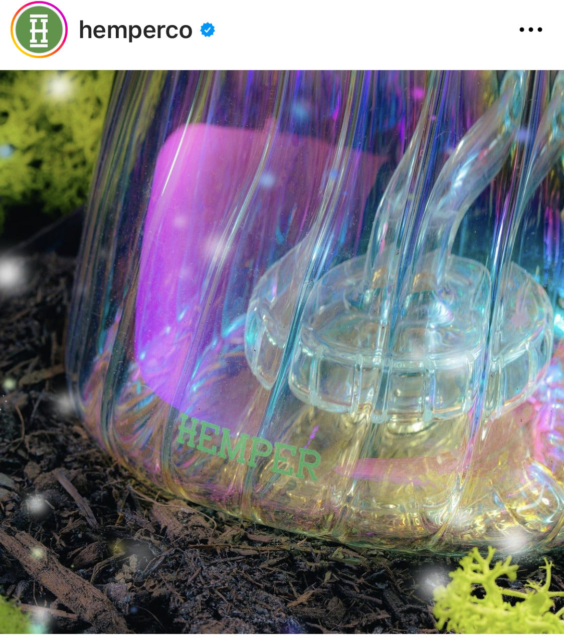 HEMPER 迷幻蘑菇 玻璃藝術品 (BONG)