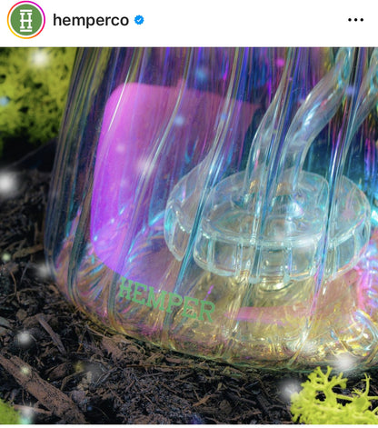 HEMPER 迷幻蘑菇 玻璃藝術品 (BONG)