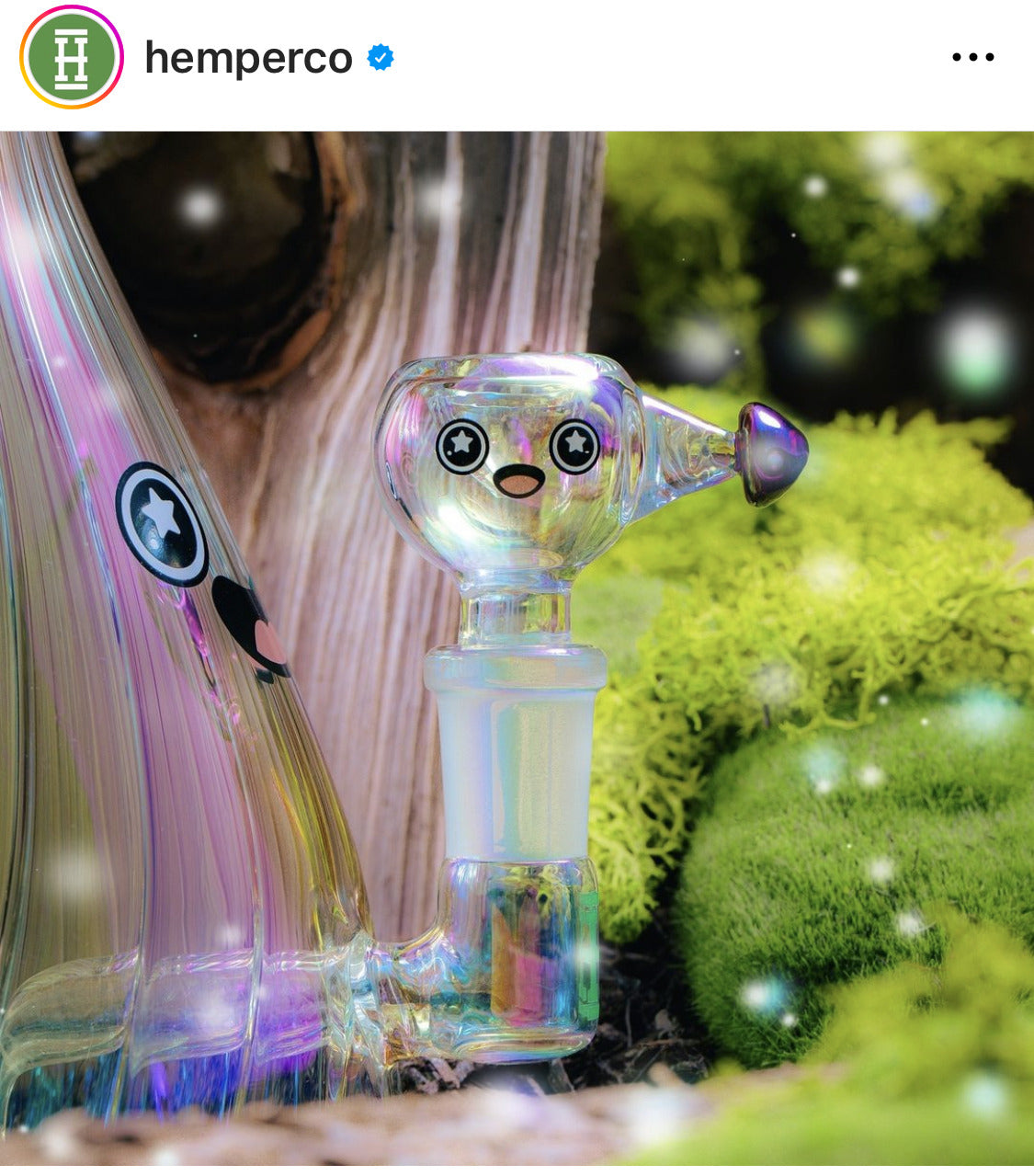 HEMPER 迷幻蘑菇 玻璃藝術品 (BONG)