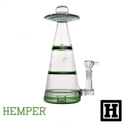 HEMPER 幽浮母艦 玻璃藝術品「螺旋氣流」