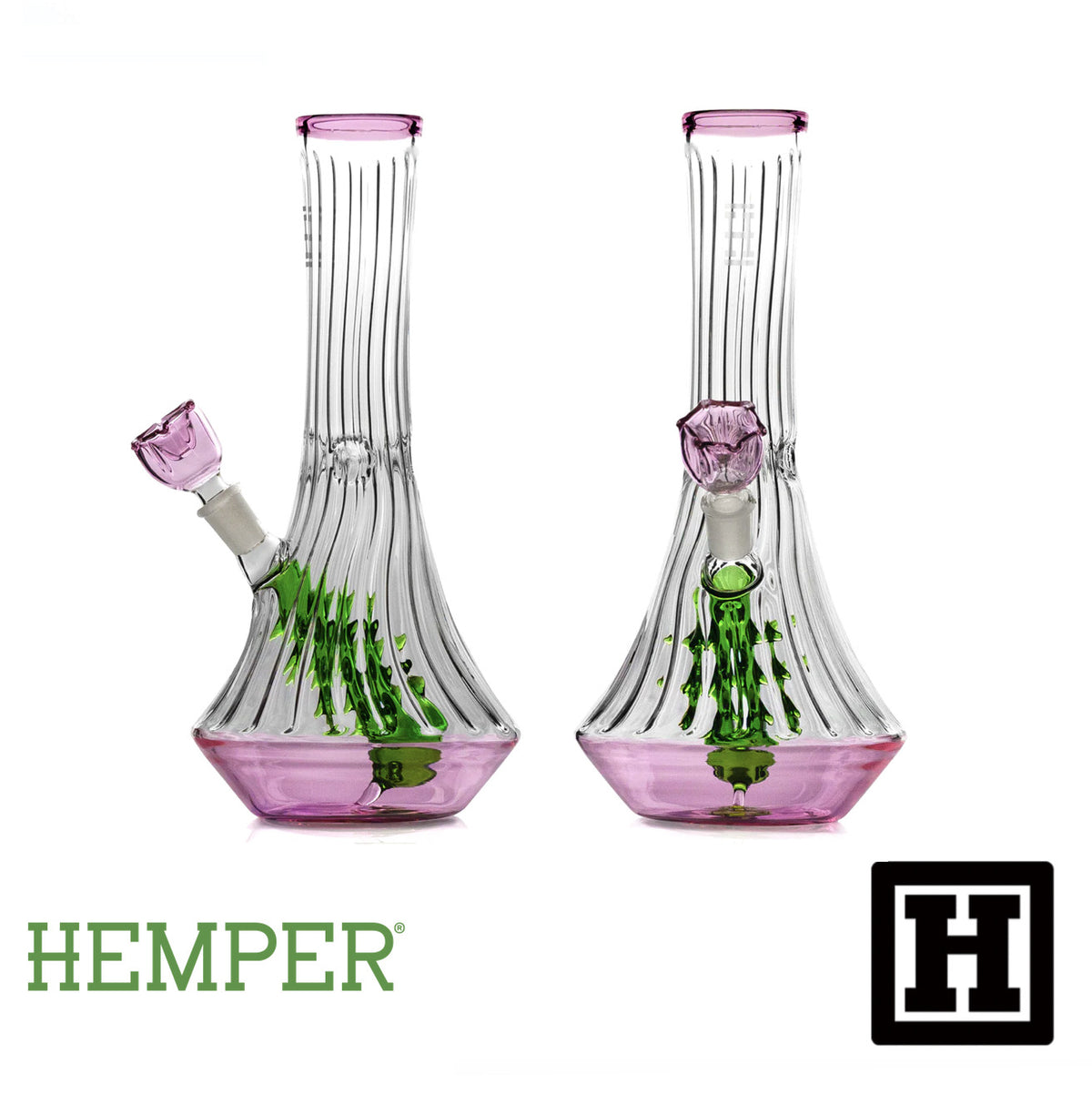 HEMPER 玫瑰花瓶 玻璃藝術品 (BONG)