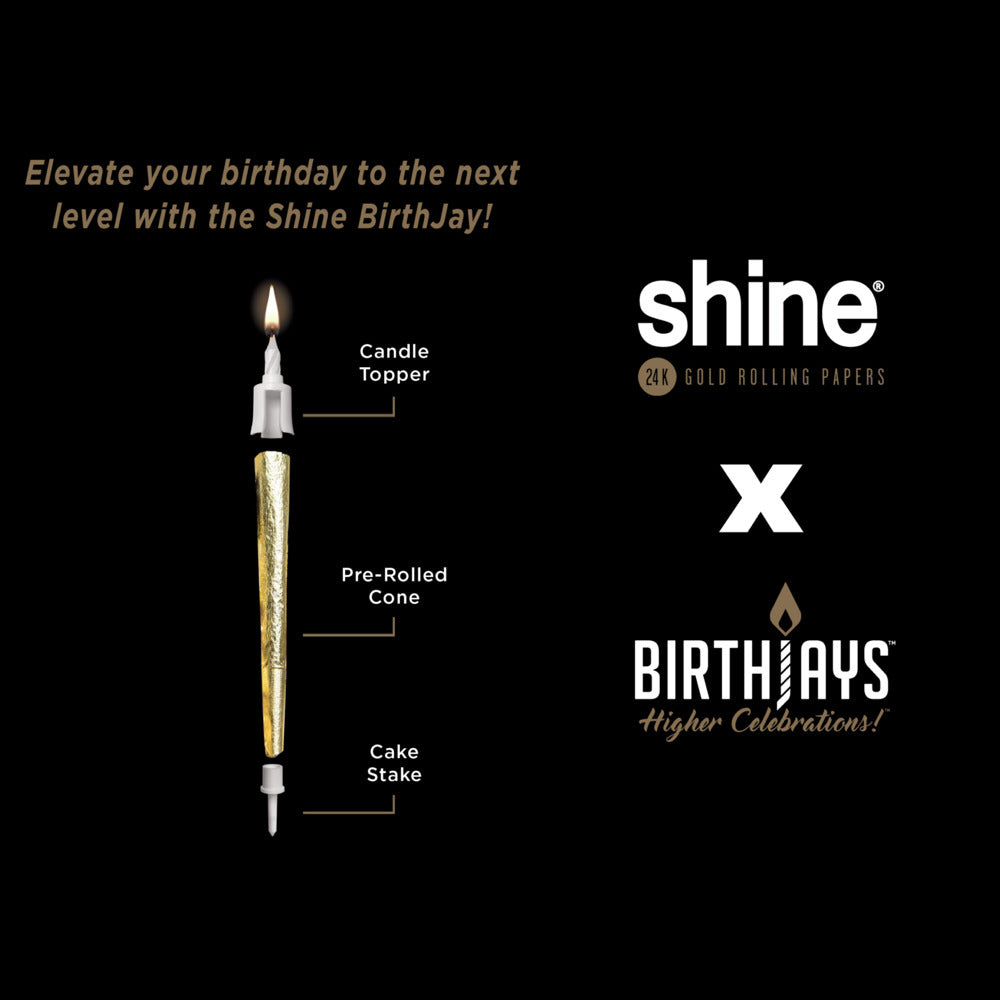 Shine 24K 黃金預捲菸 「慶生最強企劃」
