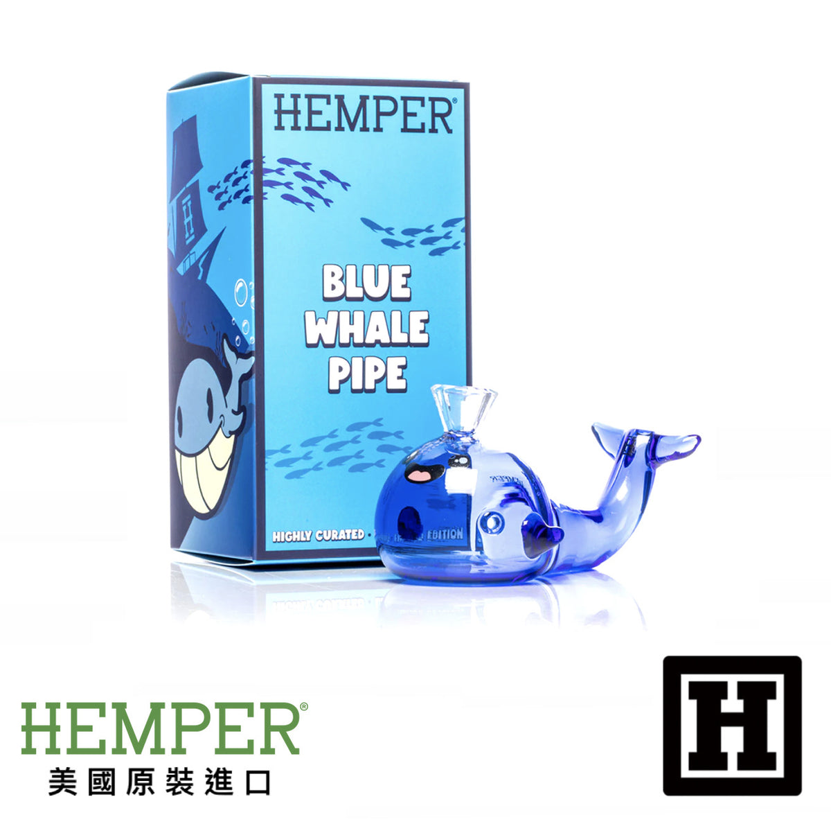 HEMPER 藍鯨 玻璃菸斗