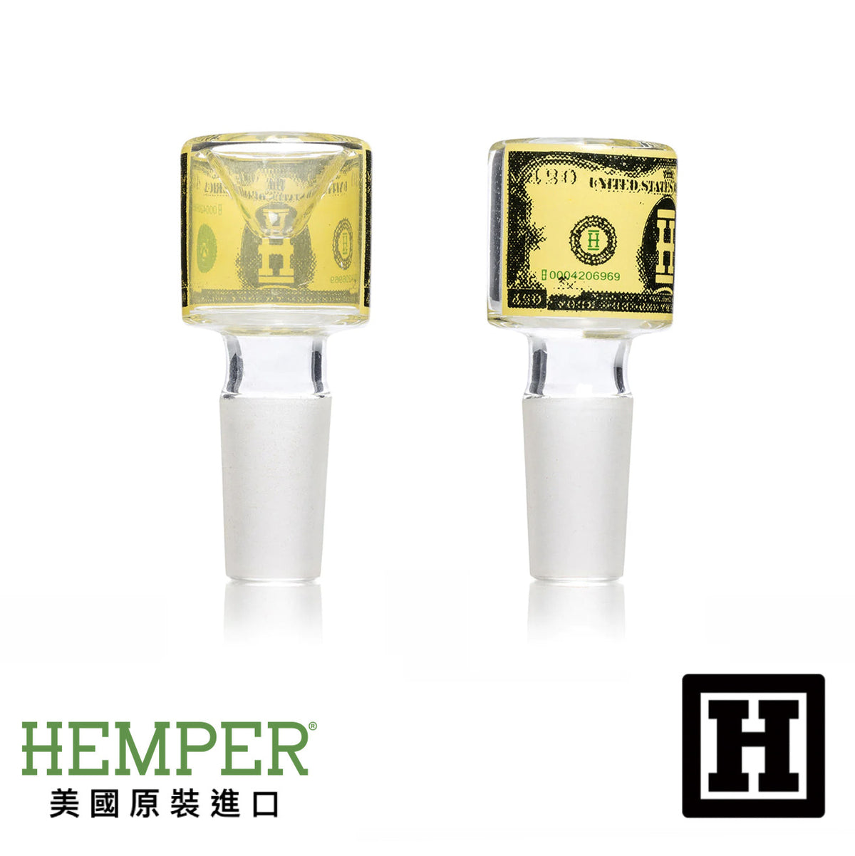 HEMPER 美金 玻璃菸杯