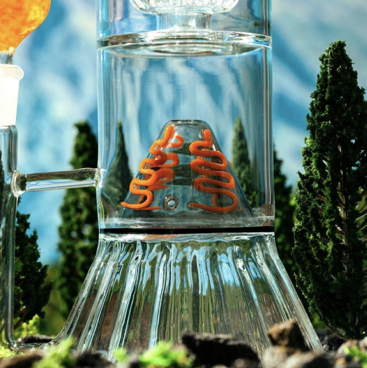 HEMPER Volcano Bong 火山 玻璃藝術品
