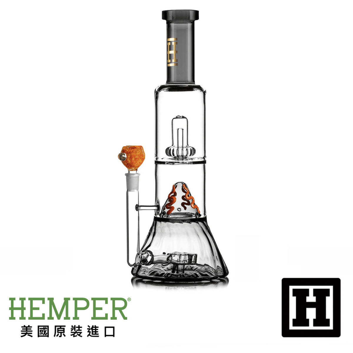 HEMPER Volcano Bong 火山 玻璃藝術品