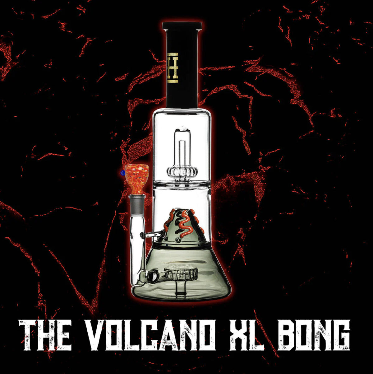 HEMPER Volcano Bong 火山 玻璃藝術品