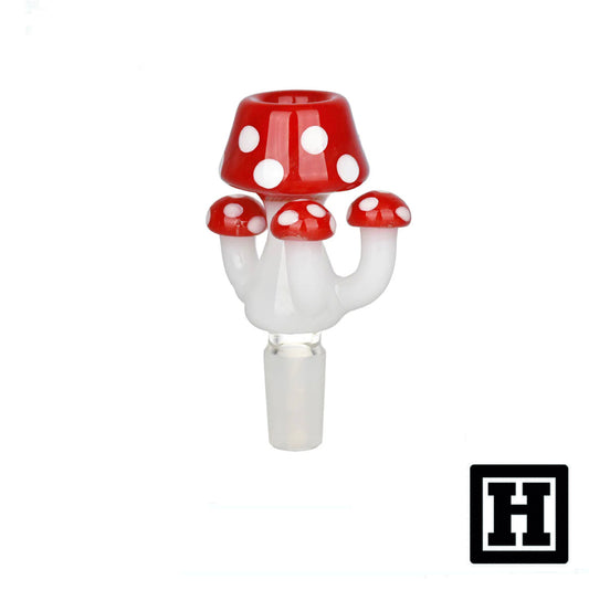 Shroom Family 迷幻蘑菇 玻璃菸杯 14mm