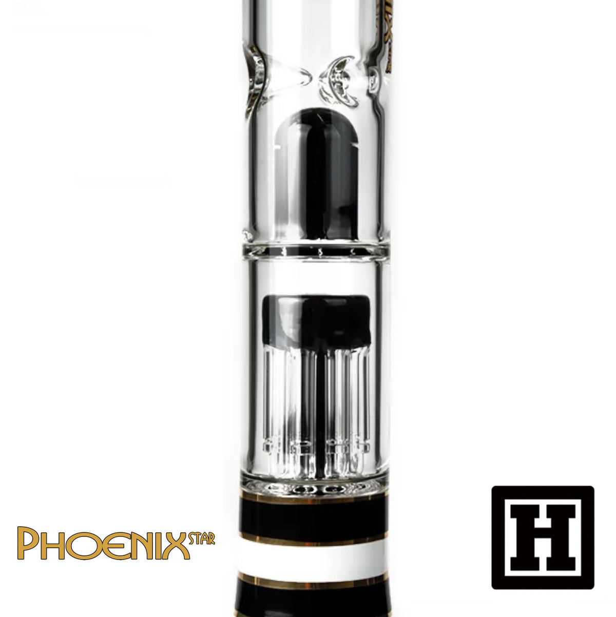 Phoenix Star 18吋 多層過濾 燒杯 玻璃藝術品 (BONG)