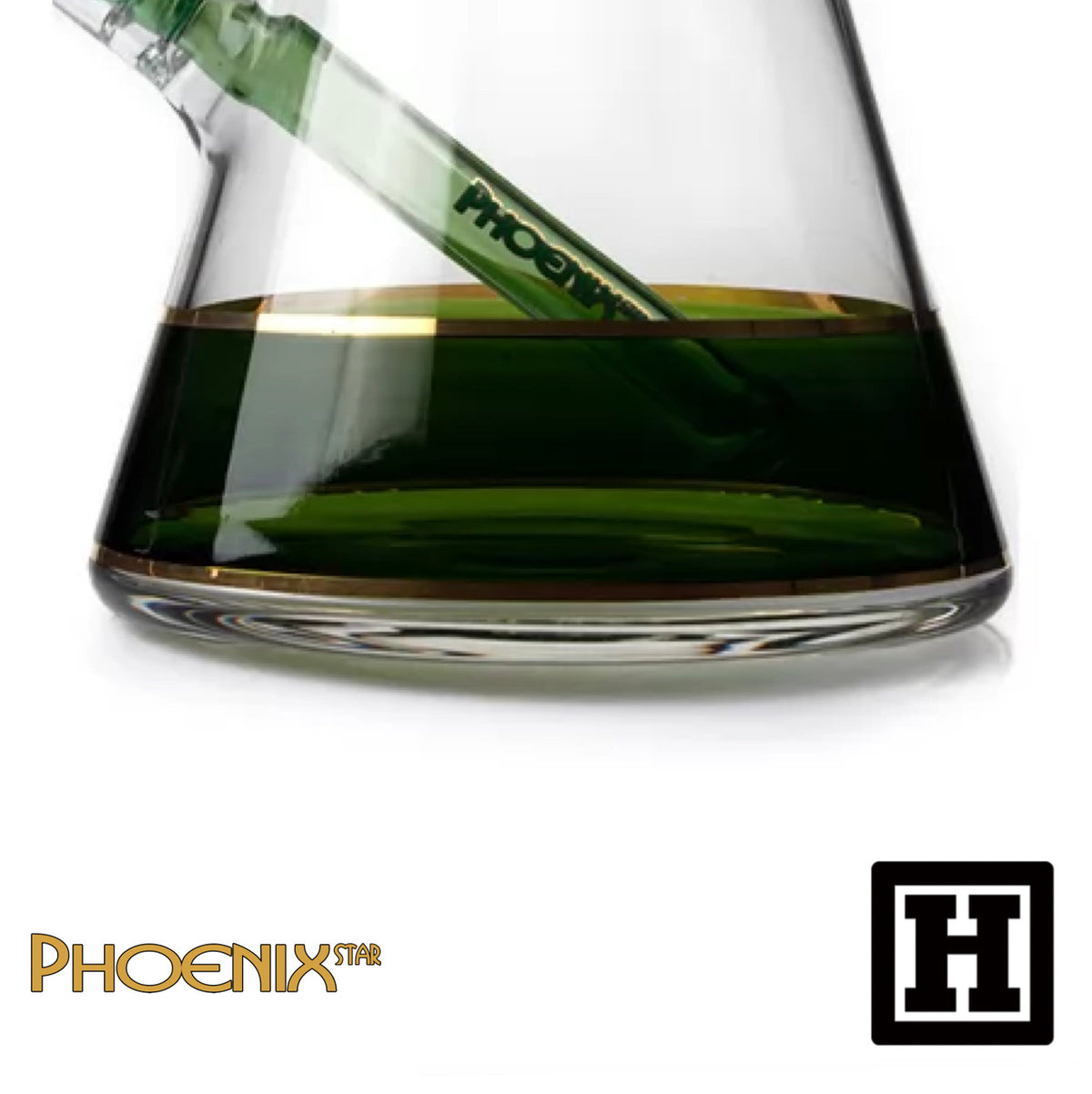Phoenix Star 18吋 多層過濾 燒杯 玻璃藝術品 (BONG)