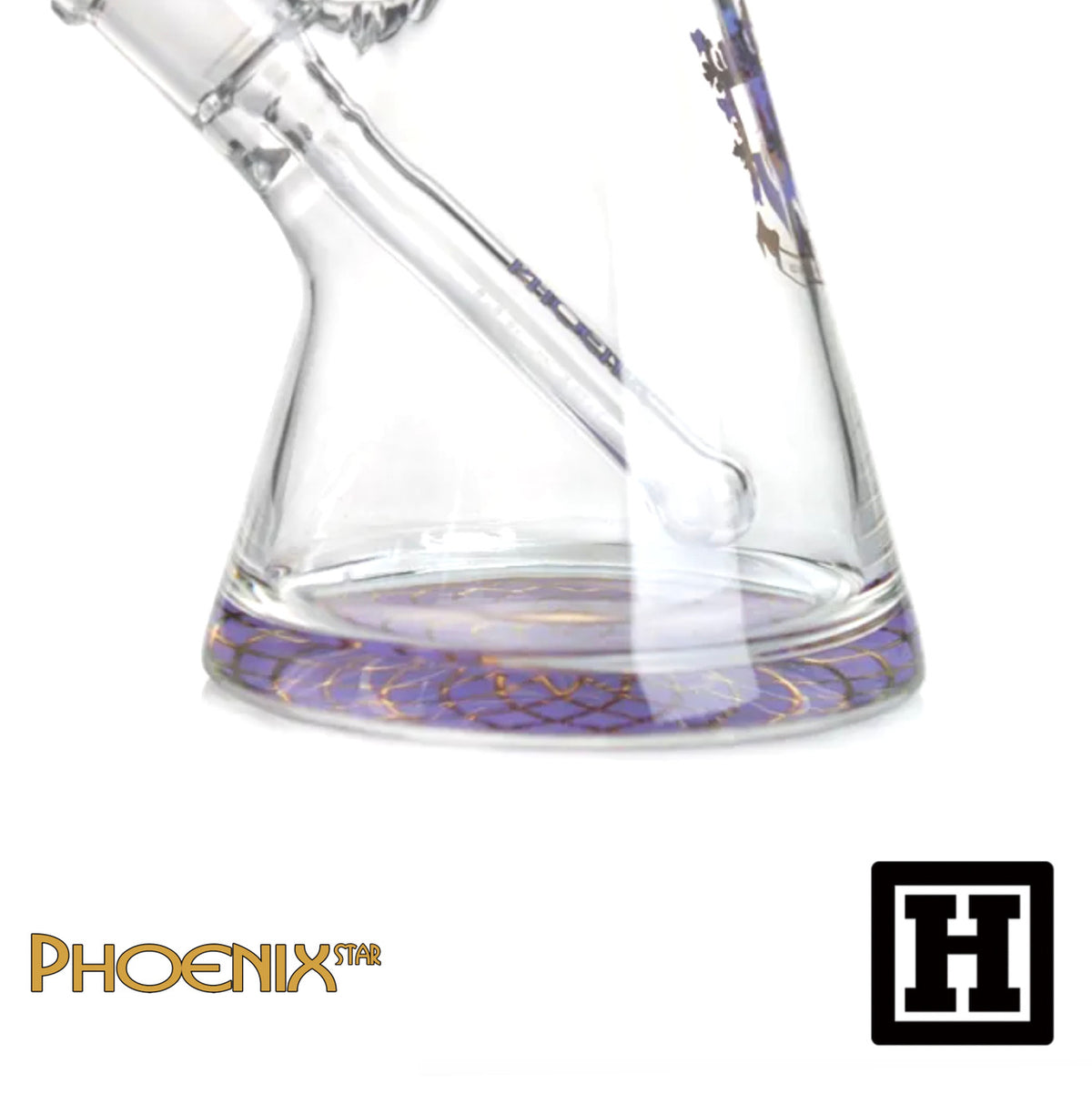 Phoenix Star 10吋 牛奶燒杯 玻璃藝術品 (BONG)