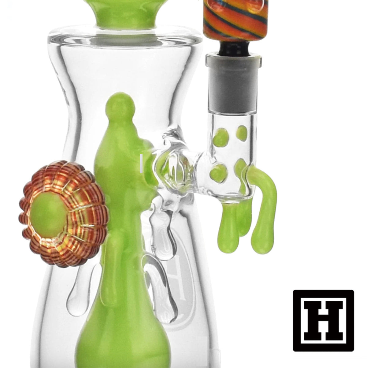 High Society 邱比特系列 玻璃藝術品「迷幻綠」
