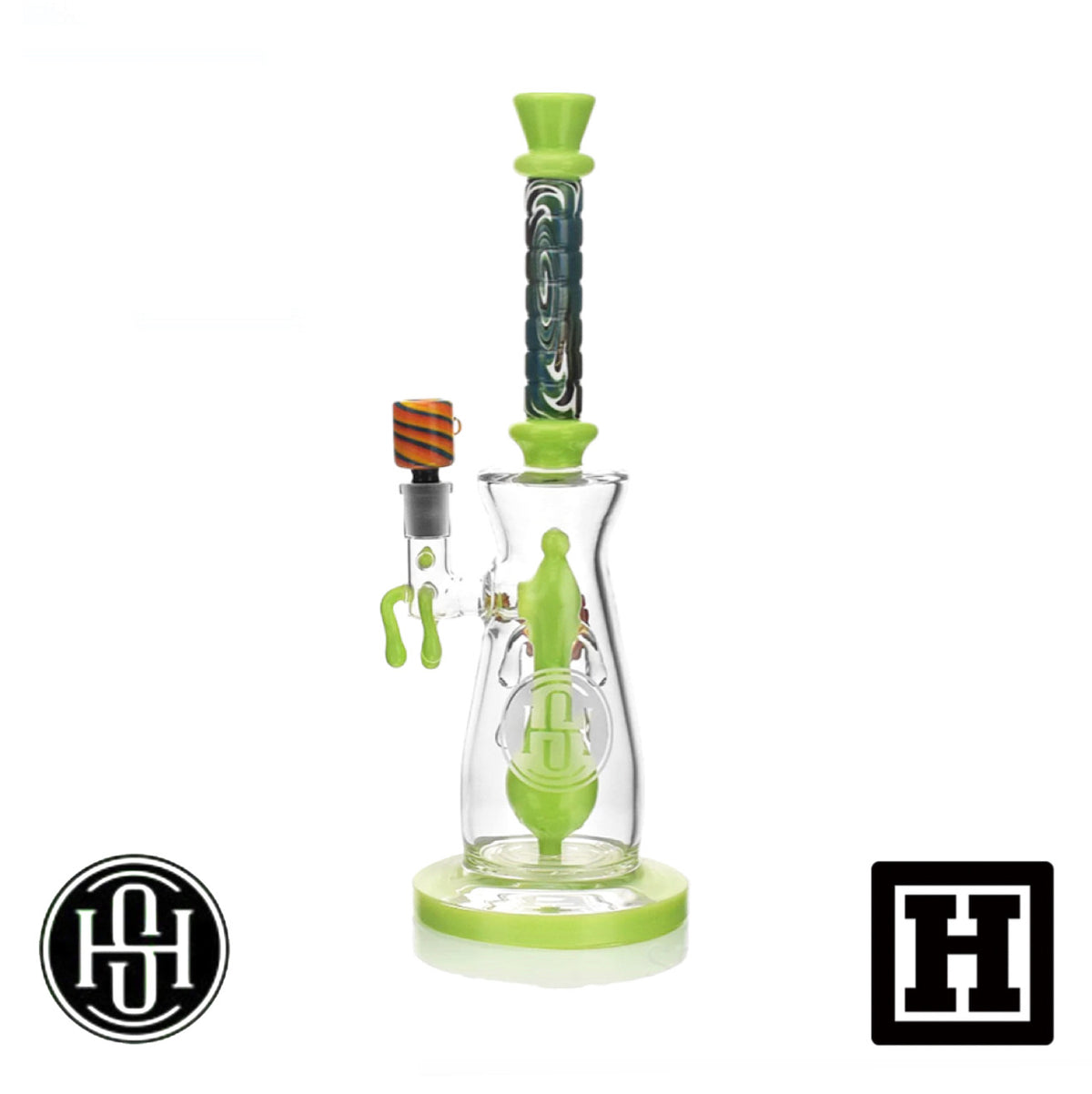 High Society 邱比特系列 玻璃藝術品「迷幻綠」