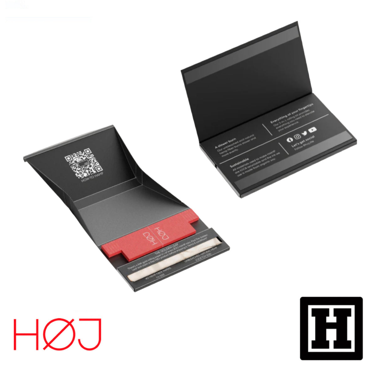 HOJ HAMP Mini 漢麻製造 行家捲菸紙 76mm