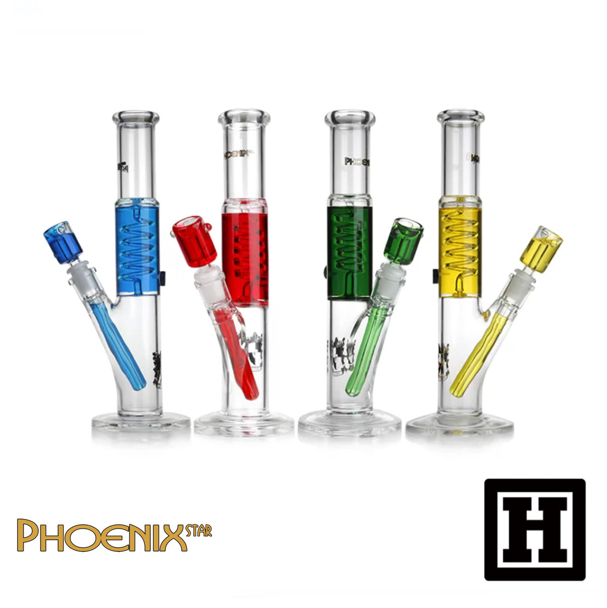 Phoenix Star 12吋 極凍直管 玻璃藝術品