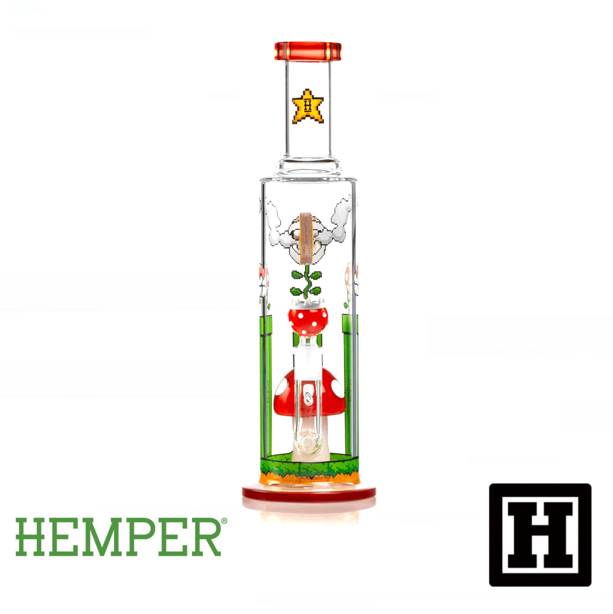 HEMPER Gaming Flower 12吋 經典遊戲 玻璃藝術品