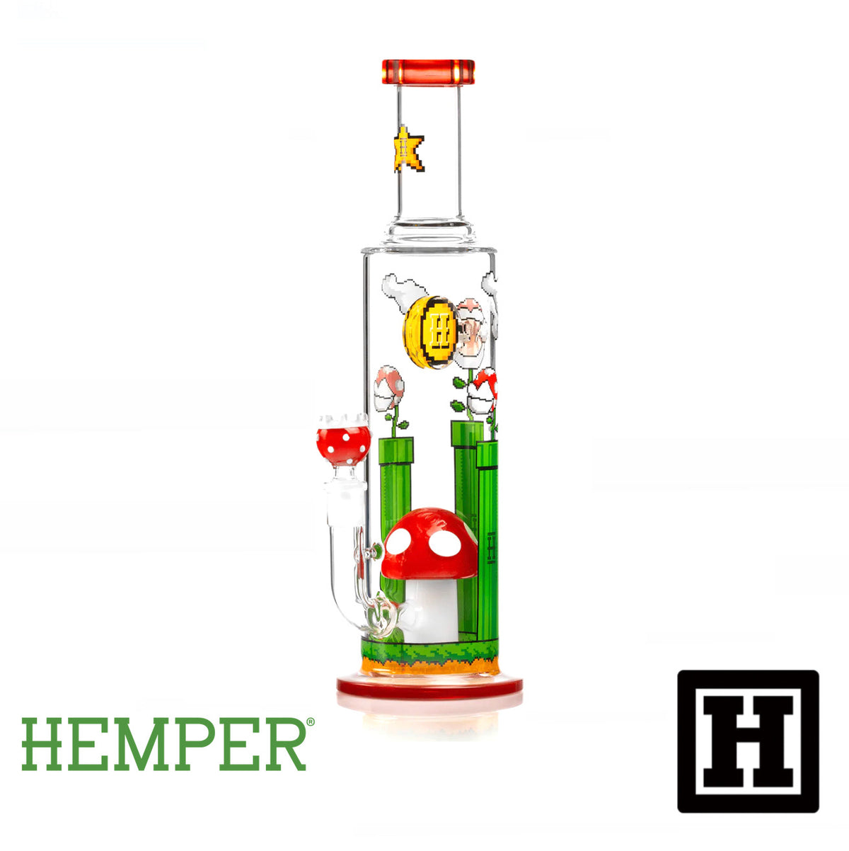 HEMPER Gaming Flower 12吋 經典遊戲 玻璃藝術品