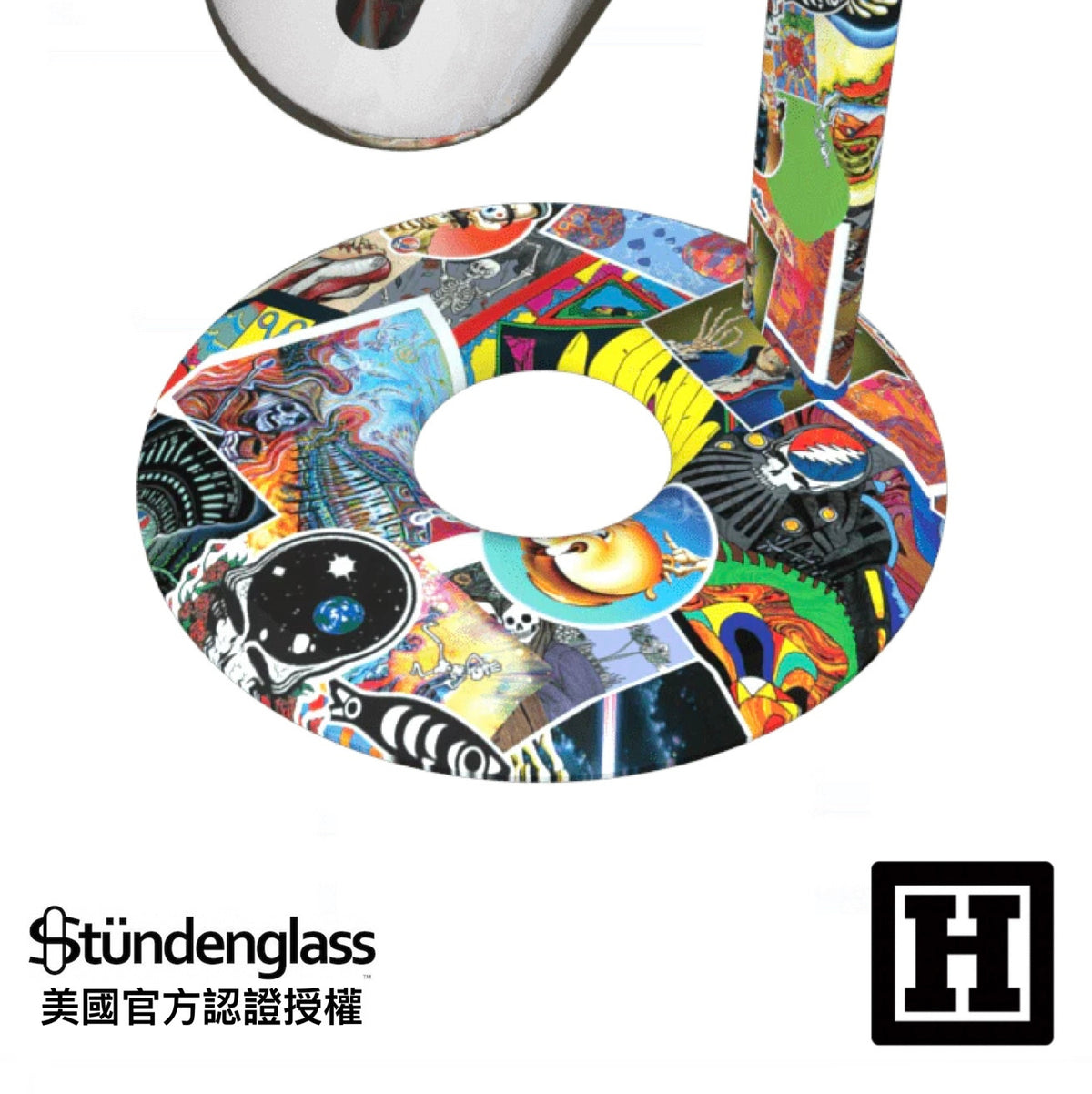 Stundenglass 翻轉重力壺 「Grateful Dead 死之華 手工限量版」