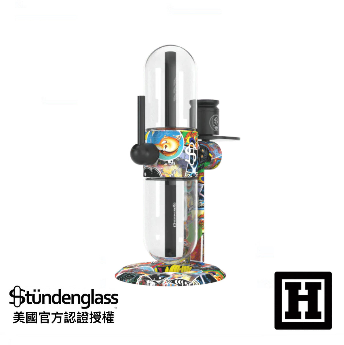Stundenglass 翻轉重力壺 「Grateful Dead 死之華 手工限量版」