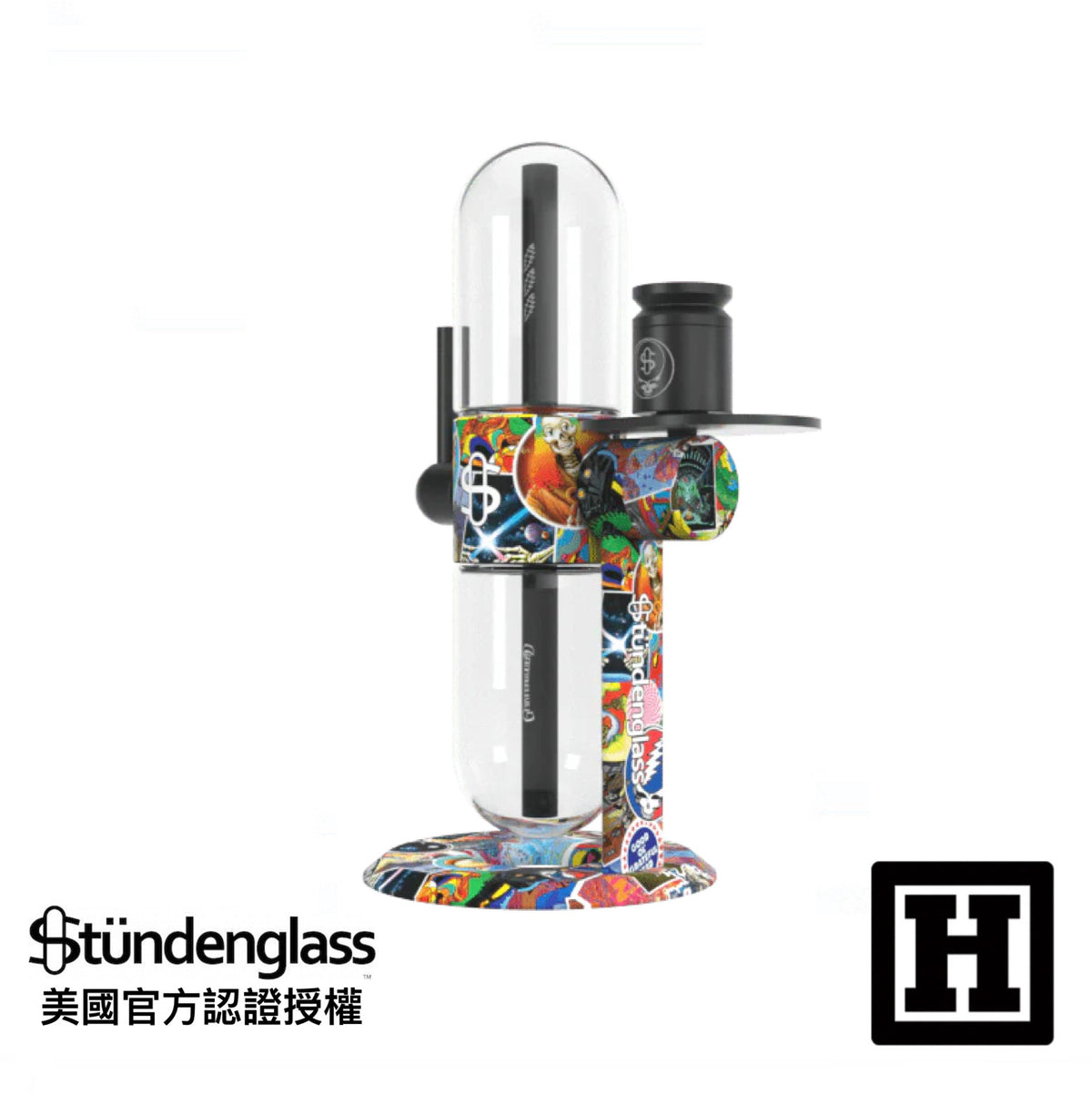 Stundenglass 翻轉重力壺 「Grateful Dead 死之華 手工限量版」
