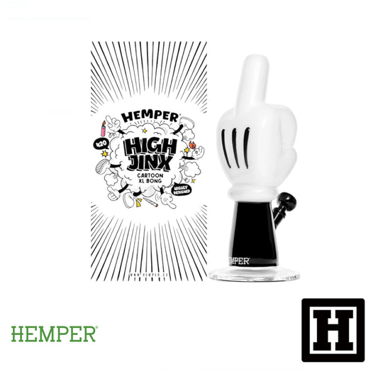 HEMPER High Jinx 11吋 經典卡通中指 玻璃藝術品 (BONG)
