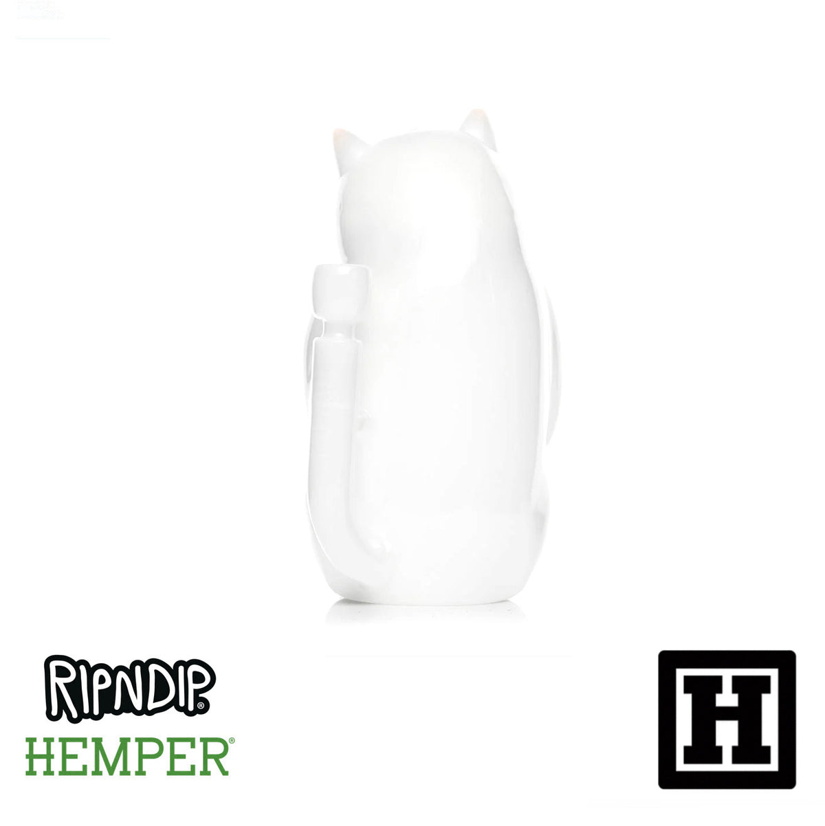 HEMPER x RIPNDIP Nermal Beaker 中指貓造型 玻璃藝術品 (BONG)