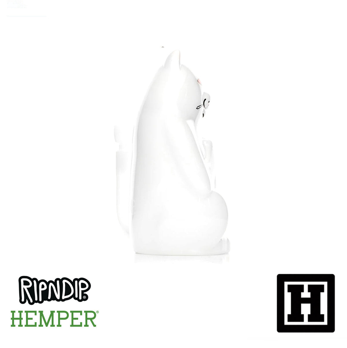 HEMPER x RIPNDIP Nermal Beaker 中指貓造型 玻璃藝術品 (BONG)