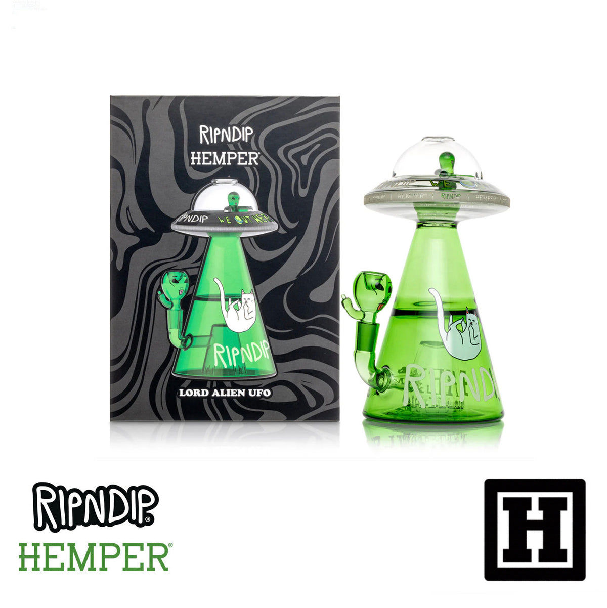 HEMPER x RIPNDIP Lord Alien UFO 幽浮燒杯套裝