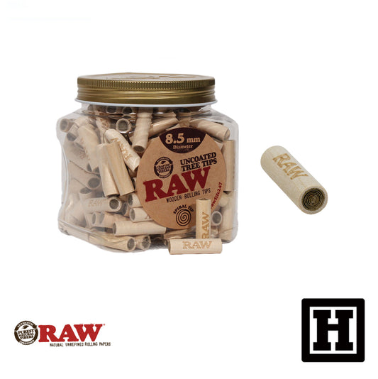 RAW Uncoated Tree Tips 原木濾嘴 8.5mm