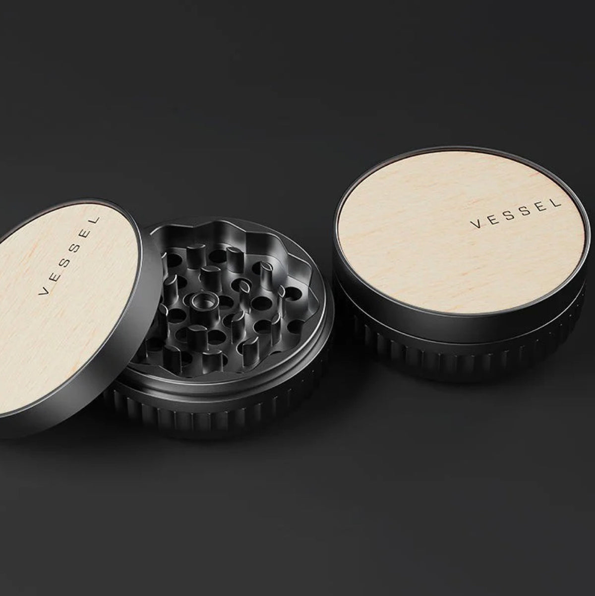 VESSEL Mill Grinder 三片式 研磨器 「櫸木 Beechwood」