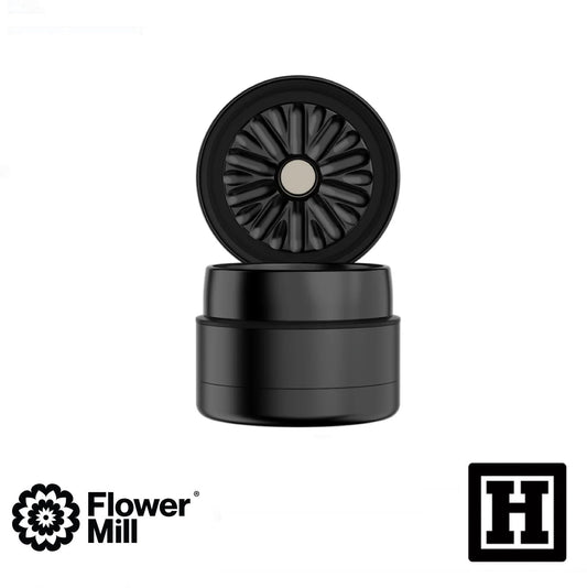 Flower Mill 豪華版 四片式 研磨器「鋁合金製」